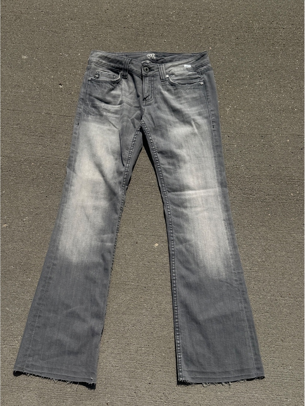 Miss Me Ashbury Gray Bootcut Jeans Size 29
